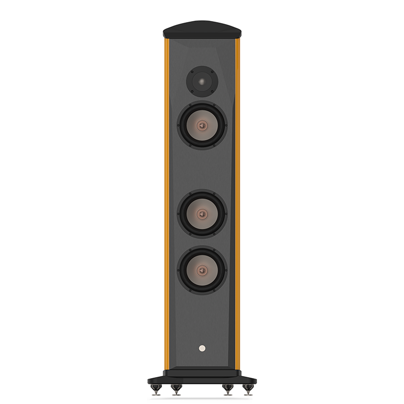 PH5 Floorstanding Speakers Yellowish Orange